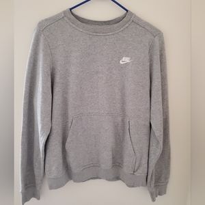 Grey Nike Crewneck Sweatshirt